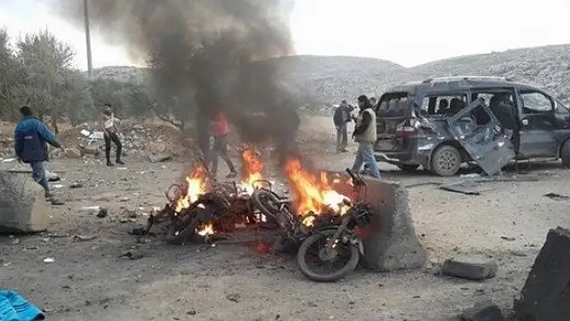 Türkiye sınırında bombalı saldırı