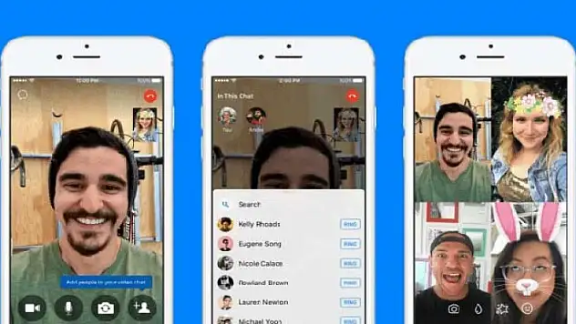 Facebook Messenger'daki görüntülü aramalara başkalarını eklemek artık daha kolay