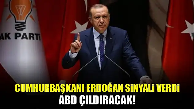 Cumhurbaşkanı Erdoğan sinyali verdi! ABD çıldıracak