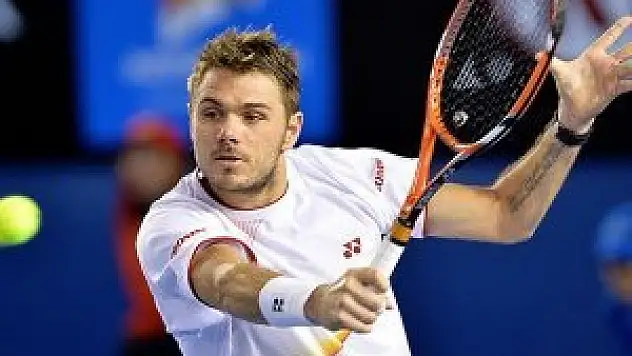 Erkeklerde ilk finalist Wawrinka