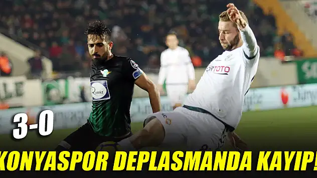 Konyaspor deplasmanda kayıp! 3-0