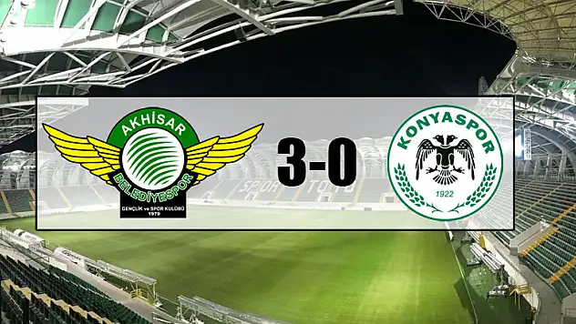 Akhisarspor 3-0 Konyaspor