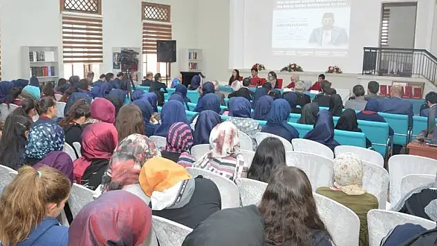 Çumra'da vefatının 100. yılında Sultan Abdülhamid Han paneli