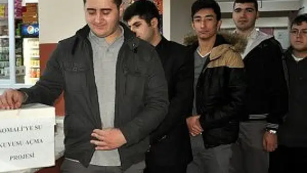 Öğrencilerin harçlıkları Somali halkını suya kavuşturacak