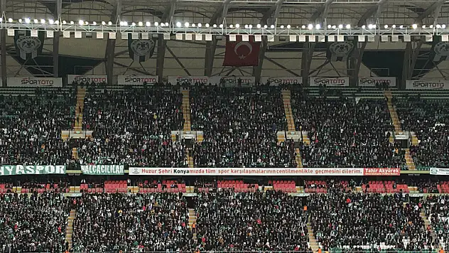 Konyaspor taraftarı, cezalıyken bile 10 bin kişi!