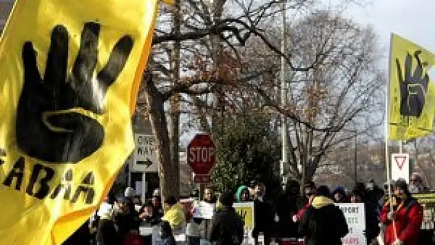 Mısır'daki darbe ABD'de protesto edildi