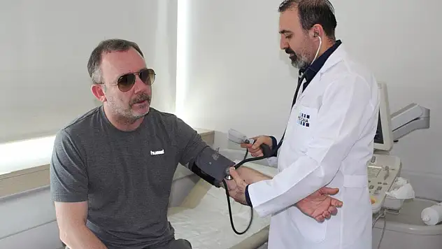 Sergen Yalçın, sağlık kontrolünden geçti