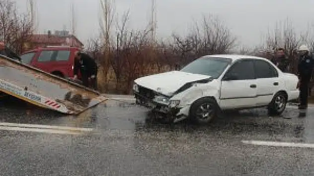 Konya'da trafik kazası: 1 yaralı