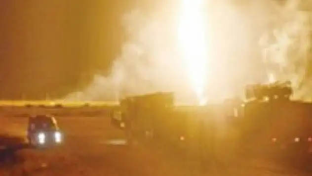 Midyat'ta petrol boru hattında patlama