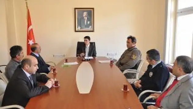 Halkapınar'da av komisyonu toplandı