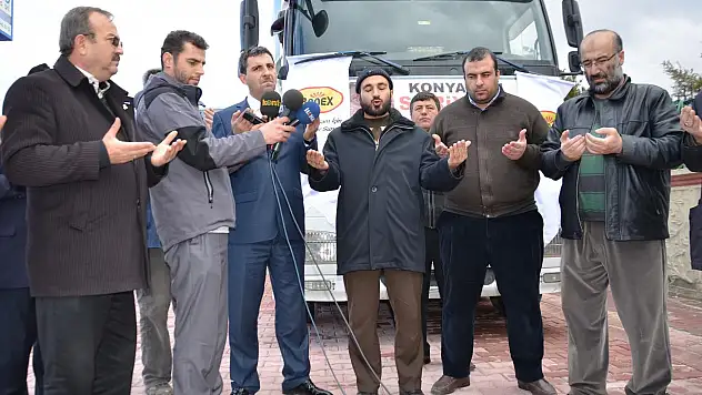 İHH-AYDER'den Suriye'ye 64. yardım tırı