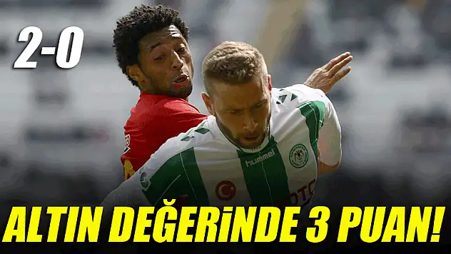 Konyaspor'dan altın değerinde 3 puan!