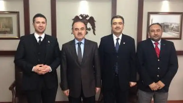 Demirel Vali  Erol'u ziyaret etti