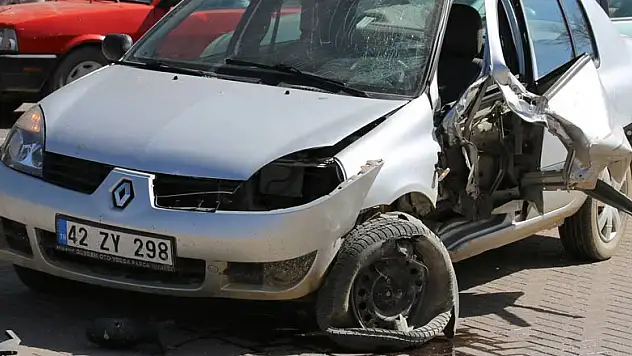 Konya'da trafik kazası: 1 yaralı