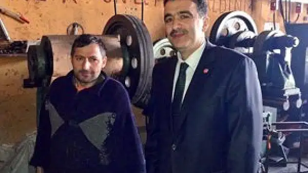 Demirel, Meram Sanayi Sitesi'ni ziyaret etti