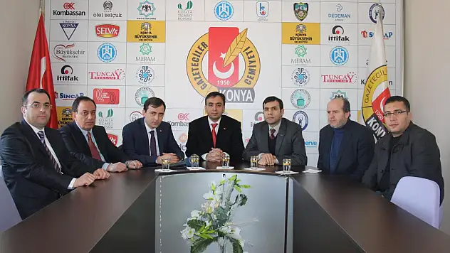 Altunel, Konya Gazeteciler Cemiyeti'ni ziyaret etti