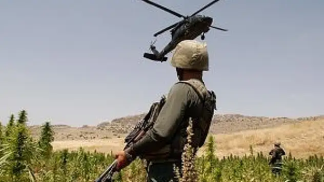 Hava destekli uyuşturucu operasyonu