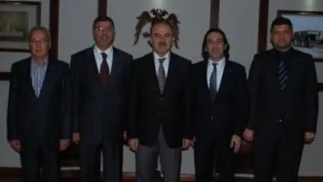 Vali Erol, İMO Konya Şubesini ziyaret etti