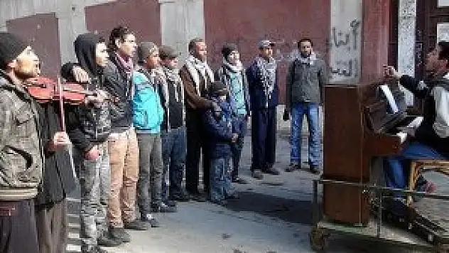 Müzik sesini kurşun sesine tercih ettiler