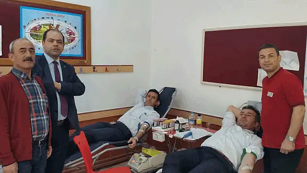 Seydişehir'de kan bağışı