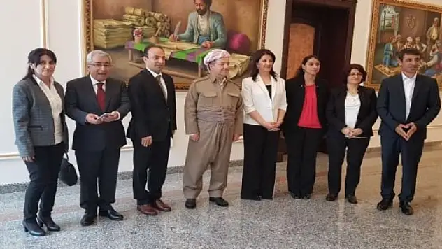 HDP heyeti Barzani'ye koştu!