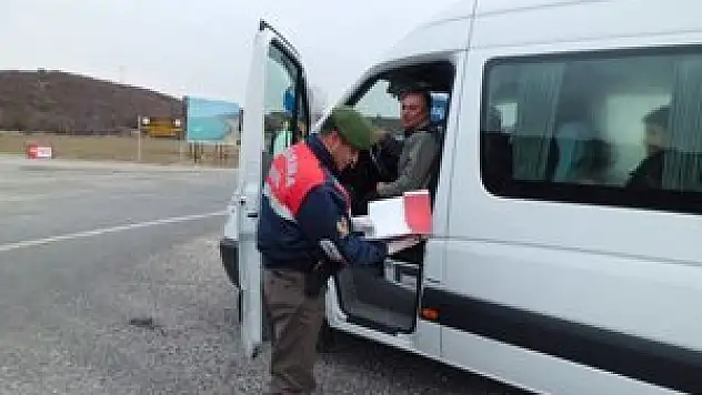 Beyşehir'de okul servis araçları denetleniyor