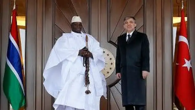 Gambiya Cumhurbaşkanı Jammeh Ankara'da