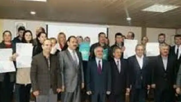 Konya'da girişimcilere sertifikaları verildi