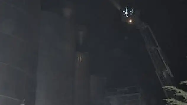 Akşehir'de TMO silosunda yangın