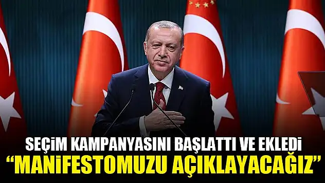 Cumhurbaşkanı Erdoğan: Manifestomuzu İstanbul kongresinde açıklayacağız