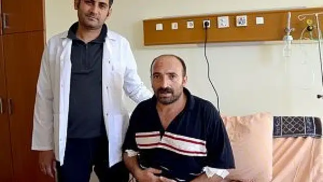 İnşaat işçisinin safra kesesinden 150 taş çıktı