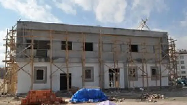 Sosyal tesislerin yapımında sona yaklaşıldı