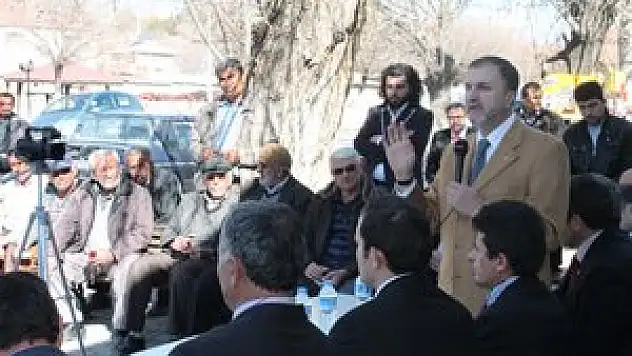 Özkafa, Çumra'da seçmenlerle buluştu