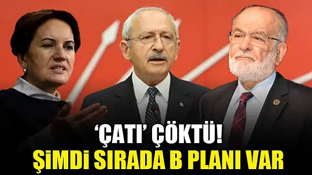 Çatı aday formülü çöktü B planı devrede