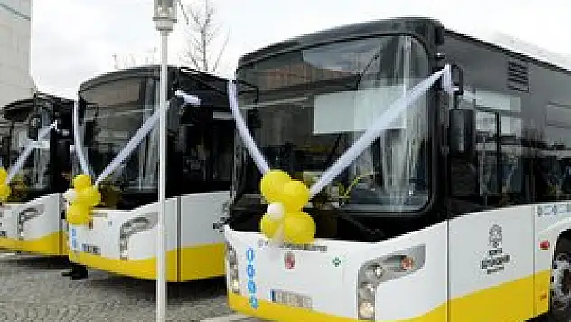 Konya'da 100 yeni doğalgazlı otobüs hizmete sunuldu