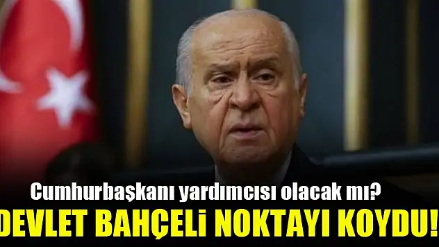 Devlet Bahçeli'den gündeme ilişkin kritik açıklama