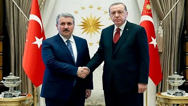 Erdoğan ile Destici'nin görüşmesi başladı