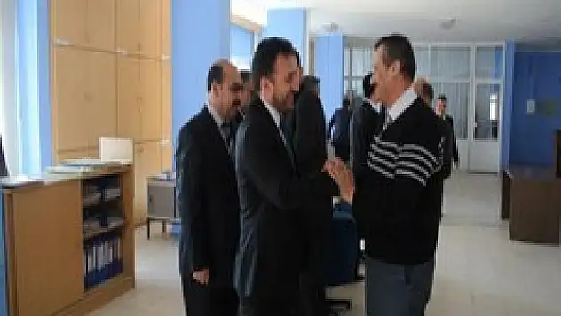 AK Parti Çumra Adayı Mehmet Oğuz belediye çalışanlarıyla buluştu