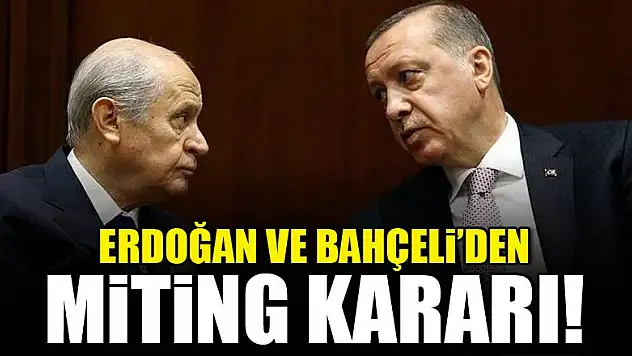 İbrahim Kalın açıkladı: Ortak miting yapılacak