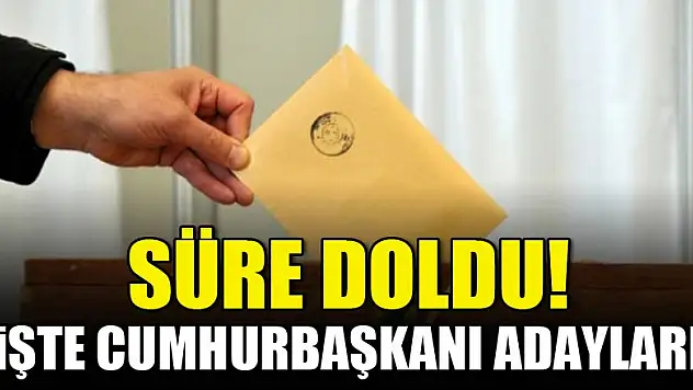 YSK, Cumhurbaşkanı adaylarını açıkladı