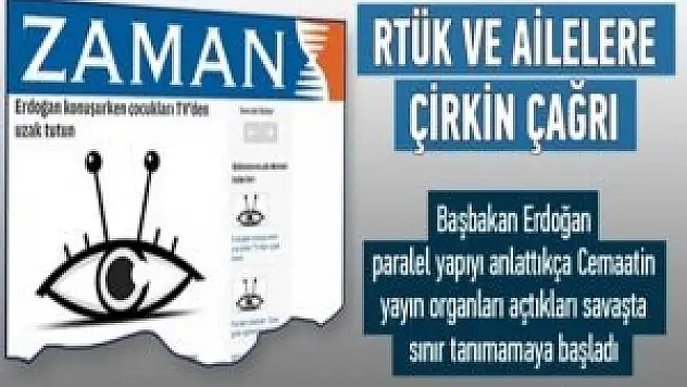 Çirkinlik Zaman'ı: Çocuklara Erdoğan izlettirmeyin