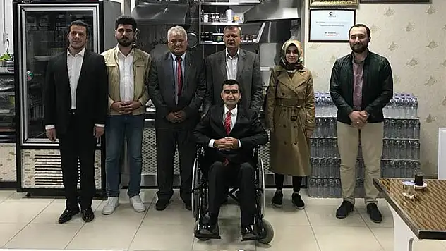 Bekir Kağnıcıoğlu, Altınekinli Milletvekili aday adaylarını ağırladı