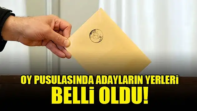 Erdoğan'ın oy pusulasındaki yeri belli oldu!