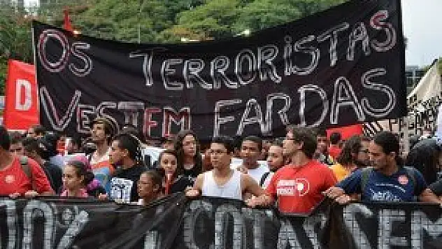 Brezilya'da Dünya Kupası protestosu