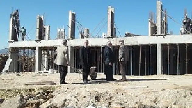 Hüyük'te öğrenci yurdu inşaatı devam ediyor