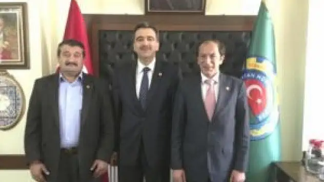 Saadet Partisi Meram Demirel Meram Ziraat Odasını ziyaret etti