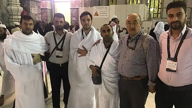 Volkan Şen umreye gitti