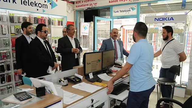Karatay'da seçim çalışmaları esnaf ziyaretleri ile devam ediyor