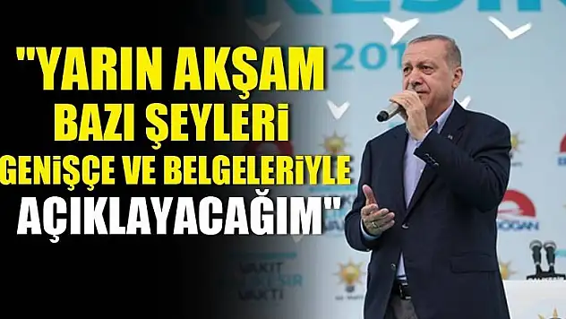 Erdoğan: Amerika'dan arayıp işletmişler!