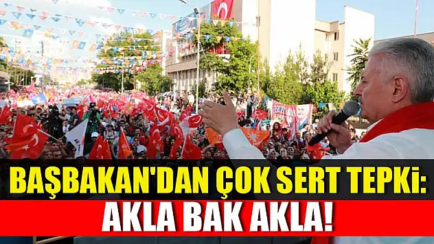 Başbakan'dan çok sert tepki: Akla bak akla!